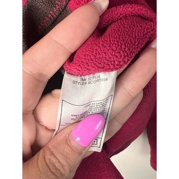 Nike ACG Therma Fit Fleece Long Sleeve Full Zip Jacket Mauve Red Women's Size XS - Picture 7 of 8